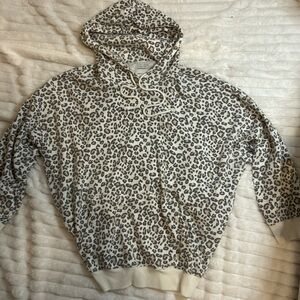 American Eagle Outfitters Leopard Print Hoodie